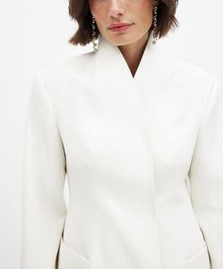 Fabricante de Ropa Ofrece Blazers Retro Personalizados al por Mayor para <span class=keywords><strong>Mujer</strong></span>, Blazers Modernos de Manga Larga - Product Image 2