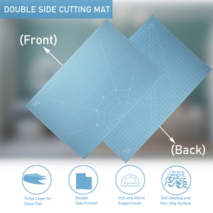 Tapis de découpe A4 double face à grille, auto-cicatrisant, compatible avec les lames, pour la couture, l'école, les <span class=keywords><strong>loisirs</strong></span> <span class=keywords><strong>créatifs</strong></span> et la <span class=keywords><strong>papeterie</strong></span> - Product Image 3