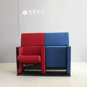 تصميم حاصل على براءة اختراع لكرسي سينما قابل للطي من القماش طراز LK-913 مع لوح كتابة - Product Image 2