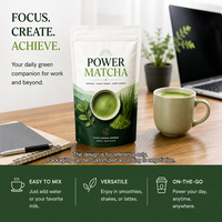 Bubuk Superfood Hijau Power Matcha Maca Moringa Wheatgrass untuk Energi dan Nutrisi Harian