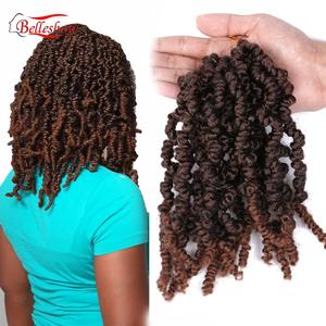 Pre-retorcido primavera Twist pelo Crochet 15 raíces/paquete extensiones de ganchillo pasión Twist pelo trenzas de Crochet - Product Image 1