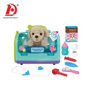 HUADA pil işletilen Pet bakım seti çocuklar akıllı peluş Pet köpek oyuncak sesler ile müzik tıbbi cihazlar - Product Image 2