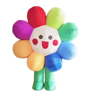 Disfraz Inflable Personalizado <span class=keywords><strong>de</strong></span> Flor para Fiesta <span class=keywords><strong>de</strong></span> <span class=keywords><strong>Halloween</strong></span>, Disfraz <span class=keywords><strong>de</strong></span> Mascota <span class=keywords><strong>de</strong></span> Girasol Personalizado, MOQ 1 Pieza - Product Image 2