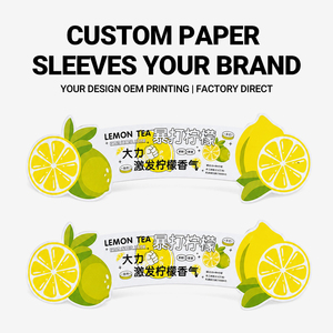 Fundas <span class=keywords><strong>de</strong></span> cartón termoaislantes personalizadas con diseño troquelado a todo color para promoción <span class=keywords><strong>de</strong></span> marca, pedidos al por mayor, Navidad - Product Image 1
