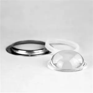 Fabrikant Op Maat Gemaakte Borosilicaat Antiglare Diameter 107Mm 150*80 Graden Optische Glazen Led-Lens Voor Led-Straatlantaarns