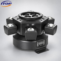 Projecteur LED Bee Eye à tête mobile DMX512 RGBW avec effet de motif pour concerts, scènes et spectacles