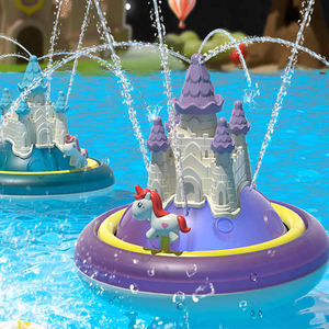 MILI Mini lindo caballo eléctrico luminoso agua pulverizada piscina juguete impermeable bebé baño juguete característica <span class=keywords><strong>para</strong></span> baño hecho de plástico - Product Image 3