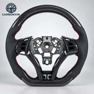Volante Deportivo Personalizado de Fibra de Carbono y Cuero con LED para Nissan Sentra, Tiida, Qashqai y Lannia - Product Image 1