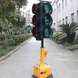 Di động không dây năng lượng mặt trời Powered đường sắt tín hiệu ánh sáng xây dựng tạm thời di chuyển điều khiển từ xa hệ thống di động <span class=keywords><strong>LED</strong></span> tín hiệu - Product Image 3