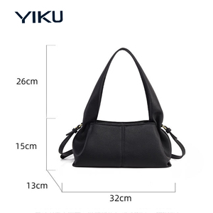 Fábrica de Bolsos YIKU, Fabricantes de Bolsos de Cuero Genuino para Mujer, Diseño de Marca con Logotipo Personalizado, OEM, Estilo Vintage Chic - Product Image 4