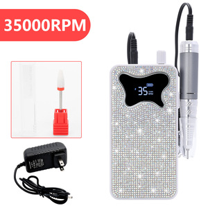 Pulidor de uñas con batería eléctrica de diamante de 35000rpm, máquina perforadora de uñas de alta velocidad, sin escobillas, de bajo ruido, fácil extracción, juego de taladro electrónico - Product Image 4