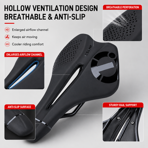 Selle de <span class=keywords><strong>vélo</strong></span> ergonomique ultra-légère <span class=keywords><strong>en</strong></span> <span class=keywords><strong>gel</strong></span>, <span class=keywords><strong>siège</strong></span> de <span class=keywords><strong>vélo</strong></span> <span class=keywords><strong>en</strong></span> cuir PU <span class=keywords><strong>pour</strong></span> VTT, <span class=keywords><strong>vélo</strong></span> de route et <span class=keywords><strong>vélo</strong></span> de course - Product Image 3