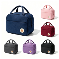 Sac à lunch portable Golife personnalisé, doublure en aluminium épaisse, isolé, 3L, tissu Oxford imperméable, fermeture éclair, pour le travail