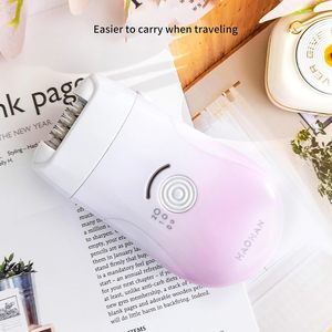 2 in 1 Type-C Rechargeable Rotating Disc Tweezer & Epilator IPX7 Waterproof Professional Lady <b>Shaver</b> for Women - Product Image 5