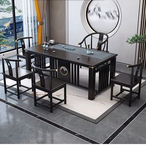 2025 nuovo tavolo da tè in stile cinese Kung Fu Set moderno ufficio in legno casa uso semplice soggiorno mobili - Product Image 3