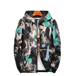 2021 Groothandel Nieuwe Trending Heren Kleding Oversized Slijtage Aan Beide Zijden Jas Voor Mannen Mode Jas Camo Plus Size Jas