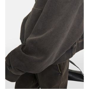 Sudaderas con capucha y sudaderas unisex al por mayor, estilo vintage, 100% algodón, con efecto lavado y rotos, de corte holgado y oversize, tipo chándal. - Product Image 5