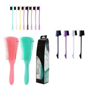 Jadeemperss blanco Eco y peine conjunto masaje desenredar el <span class=keywords><strong>cabello</strong></span> rizado desenredar el pelo <span class=keywords><strong>cepillo</strong></span> <span class=keywords><strong>de</strong></span> cerdas/ - Product Image 6