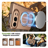 Funda Magnética con Soporte Giratorio de 360° y Cristal Frontal Mate para iPhone 18 Fold Ultra