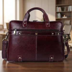 Sac à bandoulière pour ordinateur portable en cuir véritable personnalisable, imperméable, léger, écologique, multi-tailles, décontracté et professionnel, vente en gros - Product Image 1