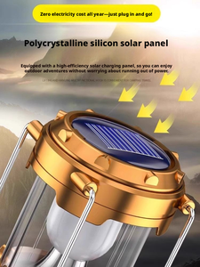 Nouvelle lampe solaire multifonctionnelle rechargeable 2026 à longue autonomie pour le <span class=keywords><strong>camping</strong></span>, forte luminosité, <span class=keywords><strong>vente</strong></span> directe fabricant - Product Image 3