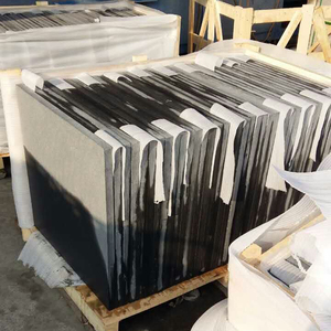 China negro absoluto Shanxi bloque de granito negro piedra pulido flameado azulejos al aire libre - Product Image 6