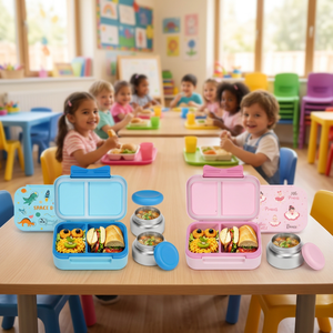 Lonchera Escolar Premium para Días Festivos, Lonchera Aislada, Termos de Plástico para Calentar Alimentos, Bento Box - Product Image 1
