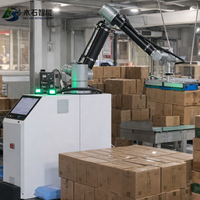Robot palettiseur automatique électrique Mushi pour colonnes et palettes, avec pince, pour cartons de produits alimentaires, boissons, tabac, film et bois - Fabriqué en Chine