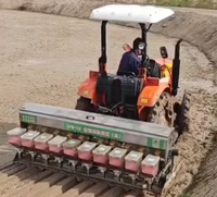 10 rangées Paddy Planteur Semoir Semoir Semoir Machine Paddy Riz Direct Semoir Machine