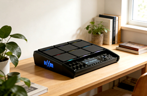 HXM HDP-5 Multipad à 9 pads intégrés sans support métallique, 8 pads, instrument de percussion professionnel Octapad HDP-5 - Product Image 4