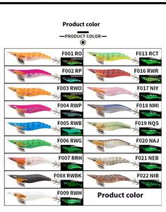 Nuevo señuelo luminoso de madera para pesca de camarones, señuelo tipo wobbler, egi, jig para calamar y señuelo para sepias. - Product Image 6