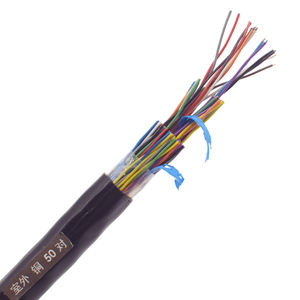 Kabel telepon tembaga telanjang 0.5mm 15 30 25 20 10 80 150 pasang kabel telepon bawah tanah Cat5e kabel lapis dalam/luar ruangan - Product Image 6