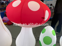 Accessoires lumineux gonflables en forme de champignon pour la publicité intérieure et extérieure