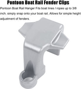 Clips/étriers/supports de fixation carrés pour garde-corps de ponton, ajusteurs de clips de garde-corps de ponton pour l'amarrage - Product Image 3
