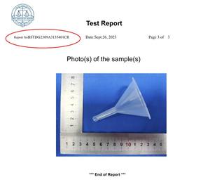 Funil de Plástico Worner Lab 30mm 50mm 60mm 75mm 90mm 100mm 120mm 150mm para Filtragem de Líquidos Químicos e Água, Funil Branco - Product Image 6
