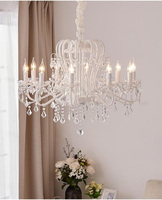 Lustre en cristal K9 français romantique à succès, luminaire suspendu de luxe pour chambre à coucher, salon, décoration intérieure