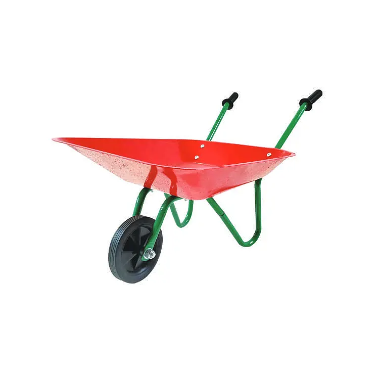 Leggero Mini piccolo metallo giardino di plastica per bambini bambini giocattolo ruota carriola carriola