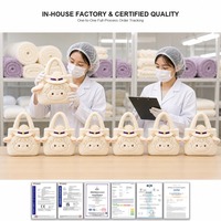 Sac fourre-tout en peluche mouton chapeau de sorcière, sac à main agneau mignon, cadeau d'Halloween pour enfants, pour les fêtes et l'usage quotidien