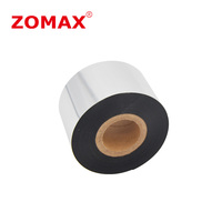 Cinta de Transferencia Térmica ZOMAX M345 TTR Wash Care PET 50mm*300m para Impresión de Etiquetas Textiles y de Prendas