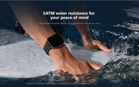 Reloj Inteligente Redmi Watch 5 Active con GPS, Monitor de Actividad Física, Pantalla AMOLED Táctil, Correa de Cuero, Resistente al Agua, Monitor de Frecuencia Cardíaca y Brújula