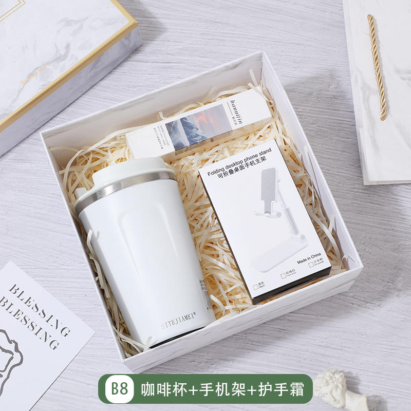 B8 coffee cup handstand hand cream