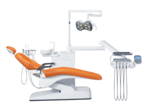 Set Riunito Odontoiatrico con Lampada Polimerizzante, Ablatore e Monitor, in Materiali Plastici e Metallici - Product Image 3