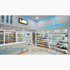 <strong>Conlin</strong> Big Pormedical Market Stall Wooden Pharmacy Stall Shop Design for Sale OEM - Product Image 4