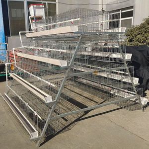 A-Type Laag Batterij Kooi Dierenkooien Gegalvaniseerd Staaldraad Duurzaam 3 Tiers 5 Deuren Huis Boerderij Gebruik 1 Jaar Garantie - Product Image 1