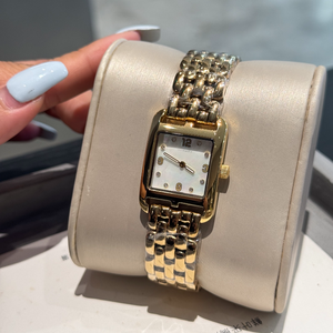 Montre à quartz analogique de luxe pour femme H Brand, boîtier en acier inoxydable, clous en moissanite, bracelet en silicone tendance, style glacé, en promotion - Product Image 1