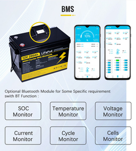 แบตเตอรี่ลิเธียม Lifepo4 สำหรับระบบกักเก็บพลังงานแสงอาทิตย์ EU Stock Deep Cycle 12v 24v 36v 12ah 50ah 100ah 150ah 200ah 300ah 400ah - Product Image 4