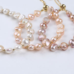 Vòng tay ngọc trai nước ngọt tự nhiên hình dáng Baroque sang trọng bán buôn dành cho nữ - Product Image 1