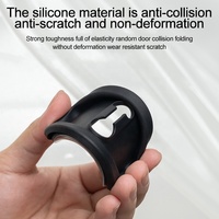 Protection de serrure de porte en silicone, universelle pour voiture, anti-collision, absorption des chocs, amortisseur de porte de voiture en caoutchouc
