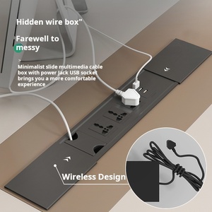 Mesa de Conferencias Redonda Moderna con Acabado de Madera Ecológica, Modular, para 24 Personas, Muebles de Oficina para el Hogar, Fabricante Chino - Product Image 4