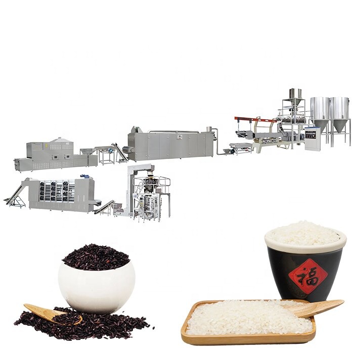 Машина для усиления риса, усиленная линия экструдера искусственного риса, машина для закусок из воздушного риса